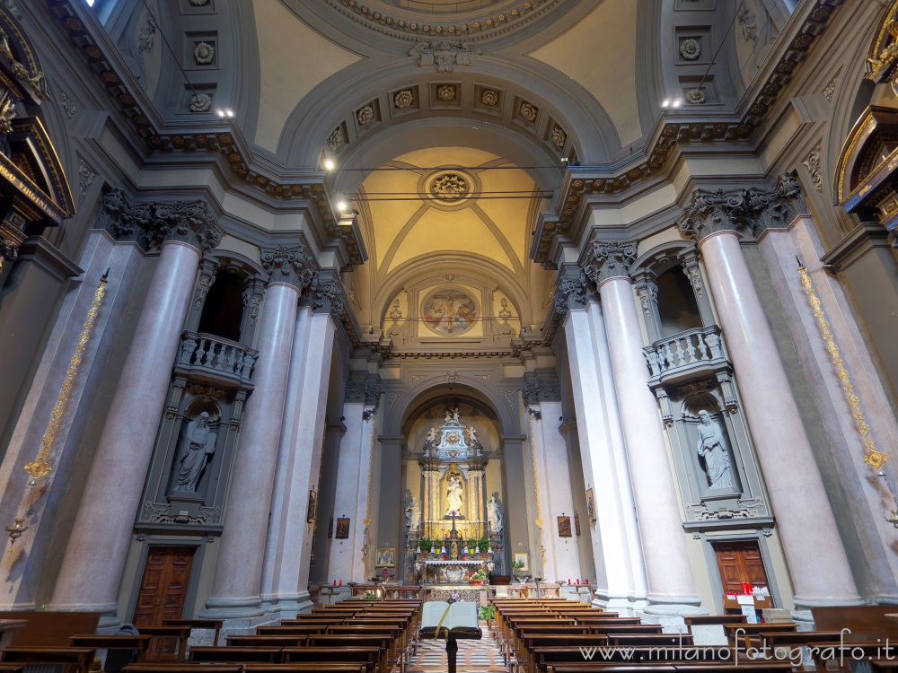 Milan (Italy) - Interior of the Church of San Giuseppe